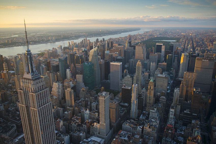 Panoramas fantásticos de Nueva York tomados por Jason Hawkes desde helicóptero