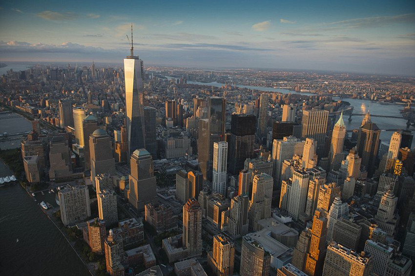 Panoramas fantásticos de Nueva York tomados por Jason Hawkes desde helicóptero