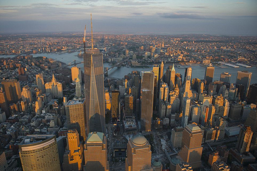 Panoramas fantásticos de Nueva York tomados por Jason Hawkes desde helicóptero