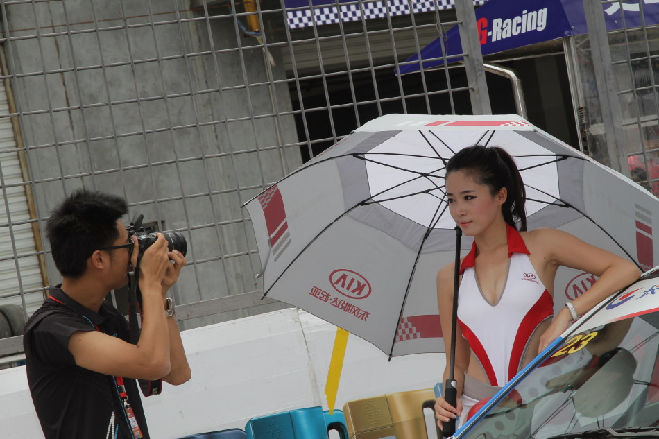 Las modelos chinas guapas de F1 