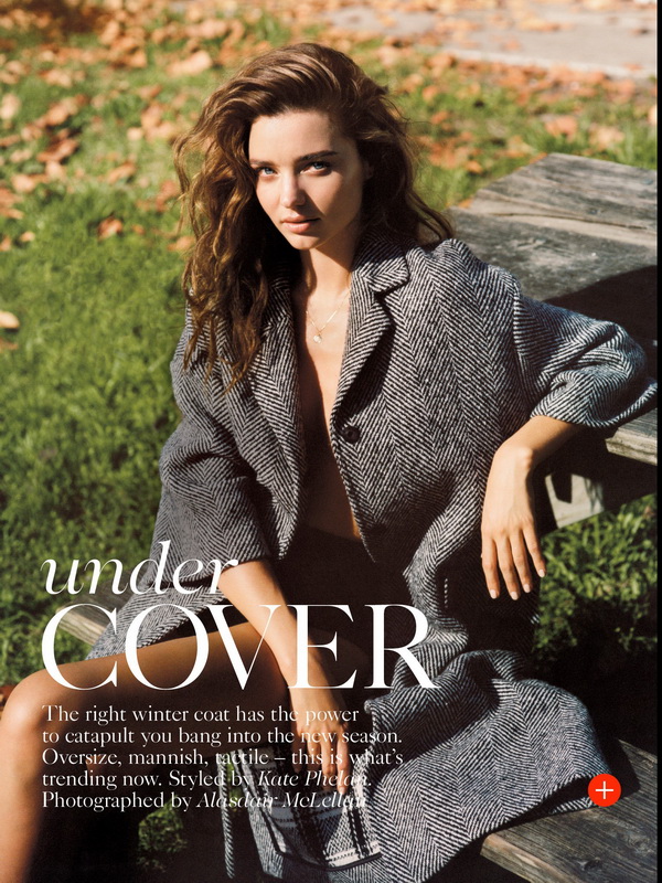 La sexy mamá supermodel Miranda Kerr posa desnuda para VOGUE Inglaterra 1