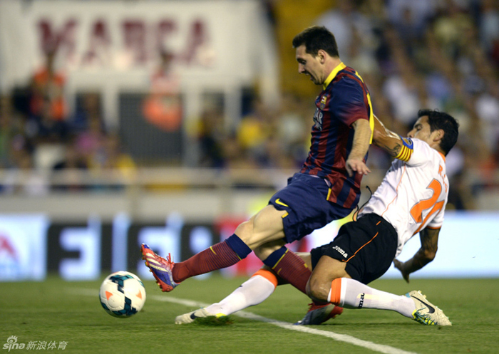 Messi dio el triunfo al Barça,otra vez 2