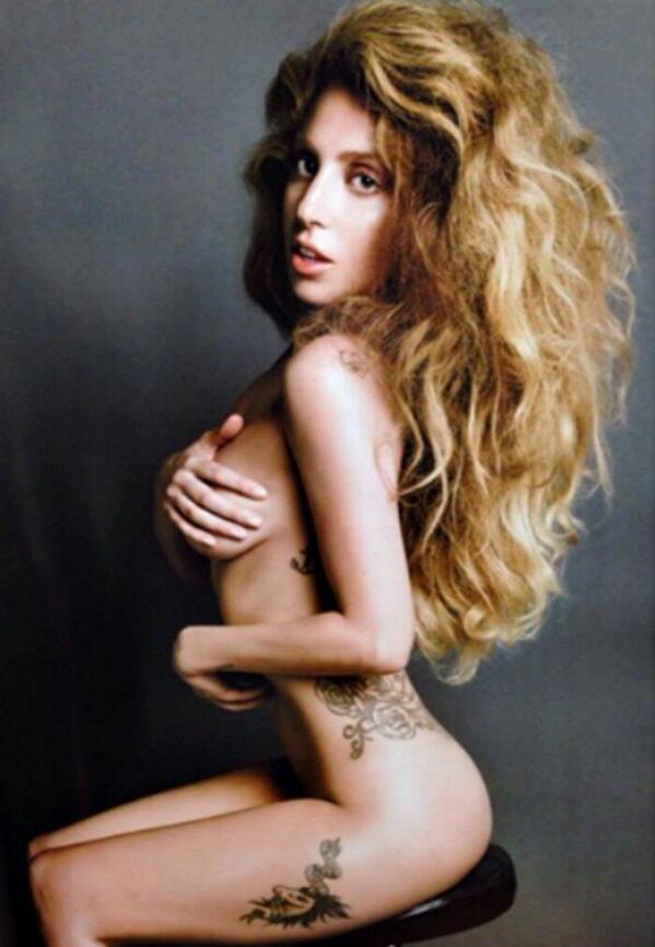 Lady Gaga toma fotos totalmente desnudas para la revista V