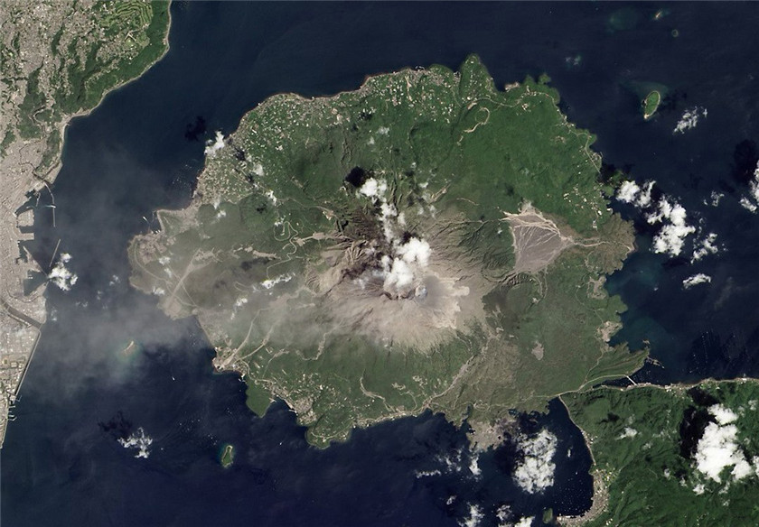 Volcán Sakurajima, Japón