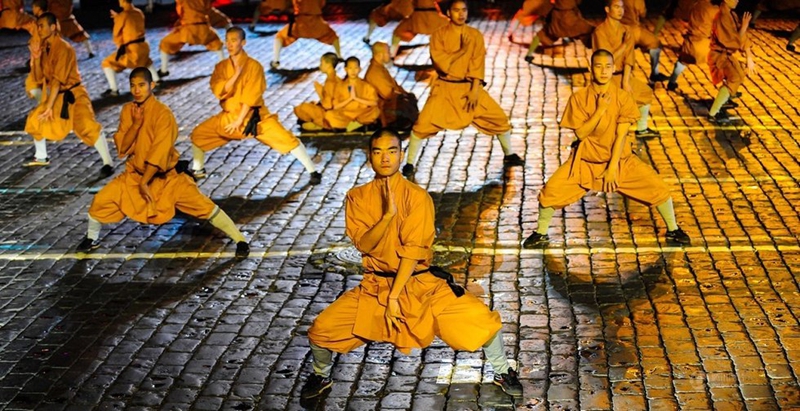 Monjes de Shaolin mostraron su maestría en el Festival Internacional de Música Militar de Rusia3