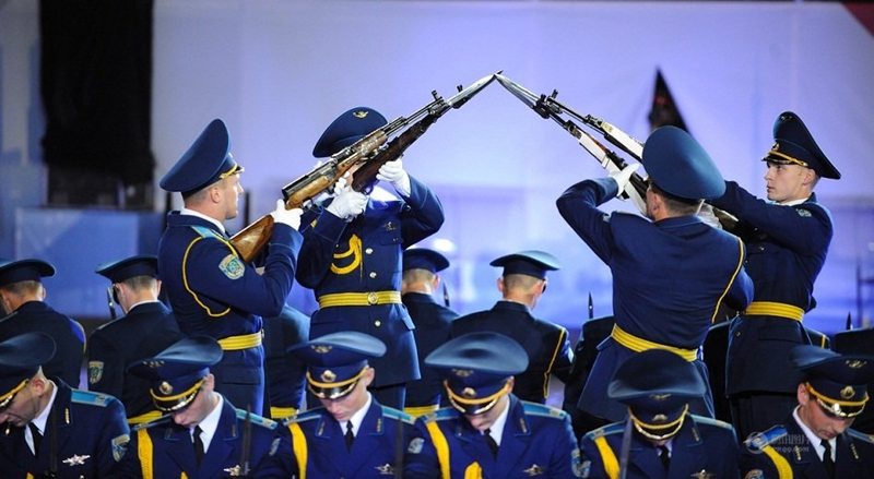 Monjes de Shaolin mostraron su maestría en el Festival Internacional de Música Militar de Rusia4