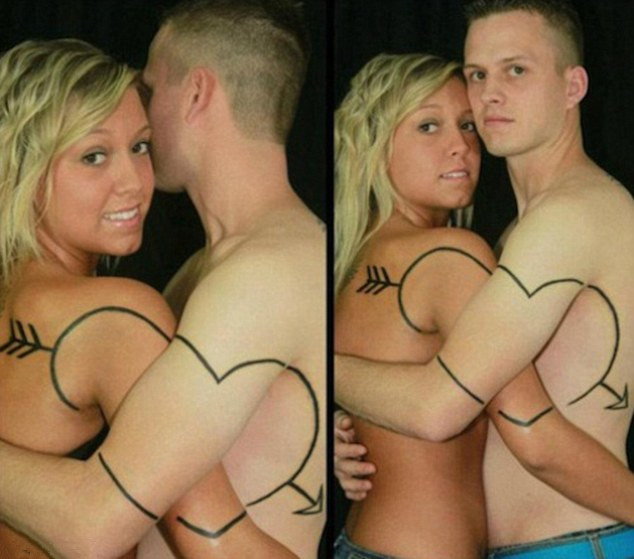 Tatuajes amorosos para las parejas