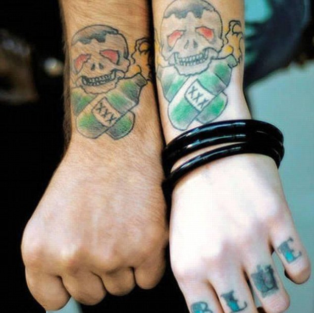 Tatuajes amorosos para las parejas