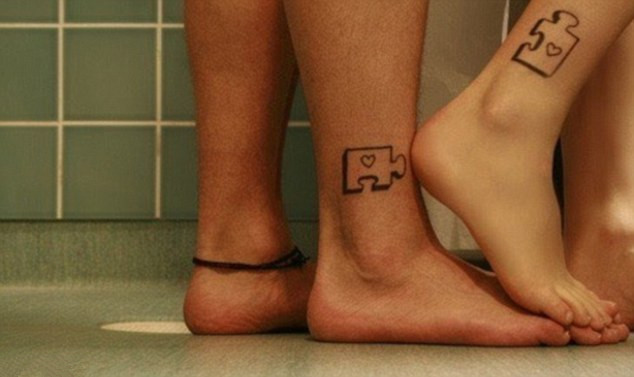 Tatuajes amorosos para las parejas