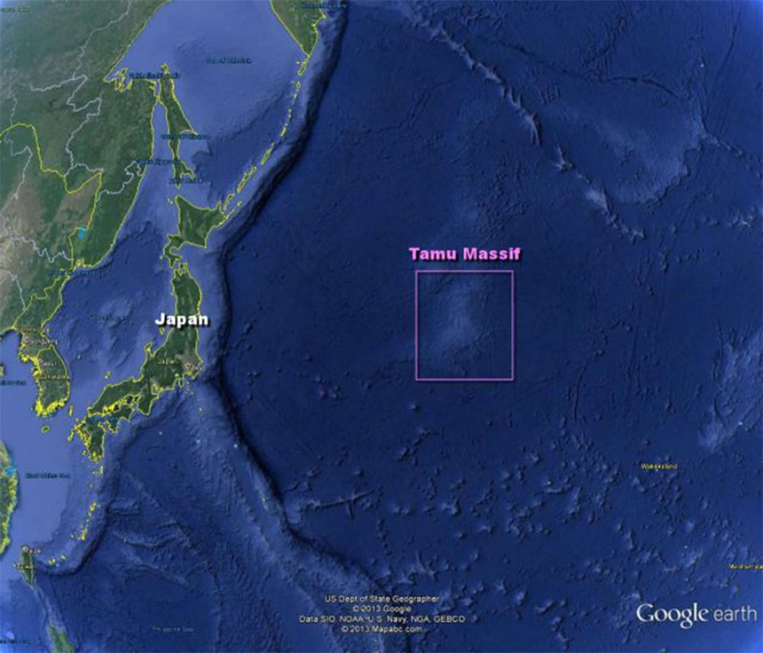 Tamu Massif, el volcán más grande del mundo