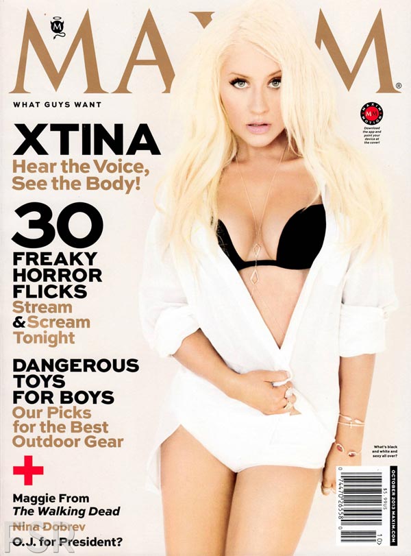 Christina Aguilera muestra su cuerpo atractivo en Maxim 2