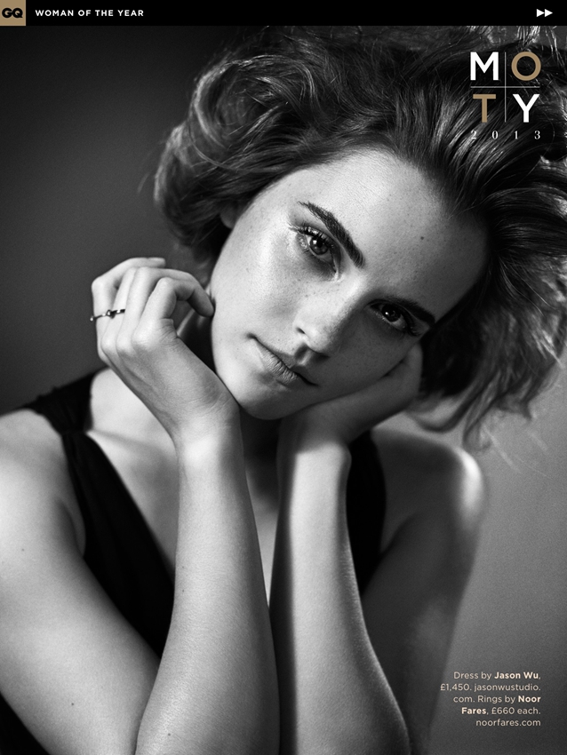 Emma Watson posa seductora en GQ