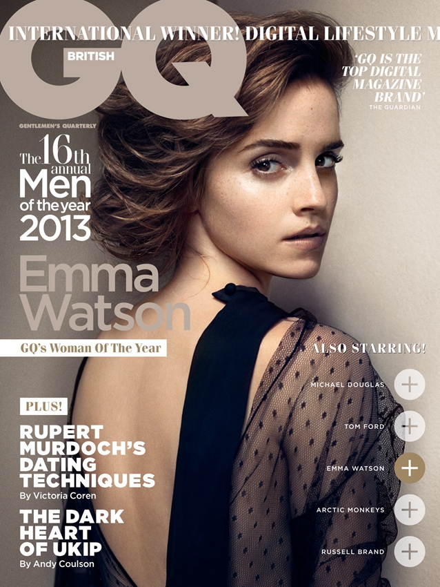 Emma Watson posa seductora en GQ