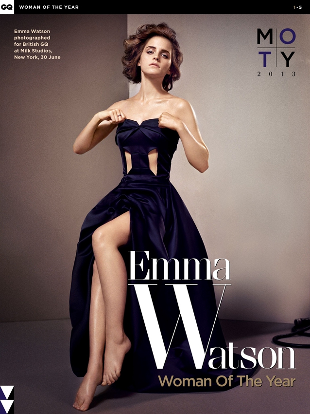 Emma Watson posa seductora en GQ