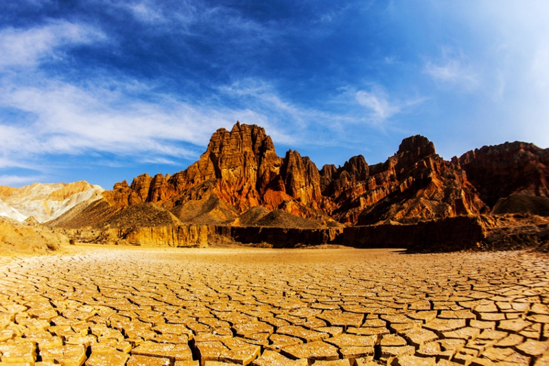 Topografía Danxia de Qinghai, tallado maravilloso de la Naturaleza1