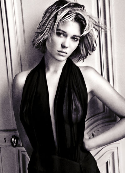 La actriz Léa Seydoux se desnuda para la revista LUI