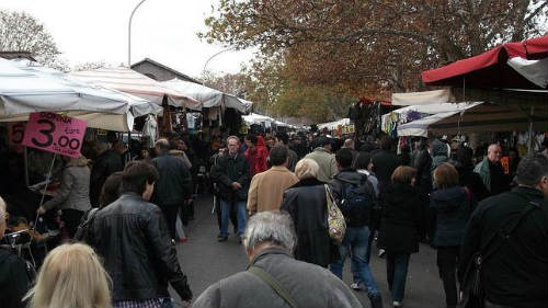 Mercado del Porta Portese, Roma.