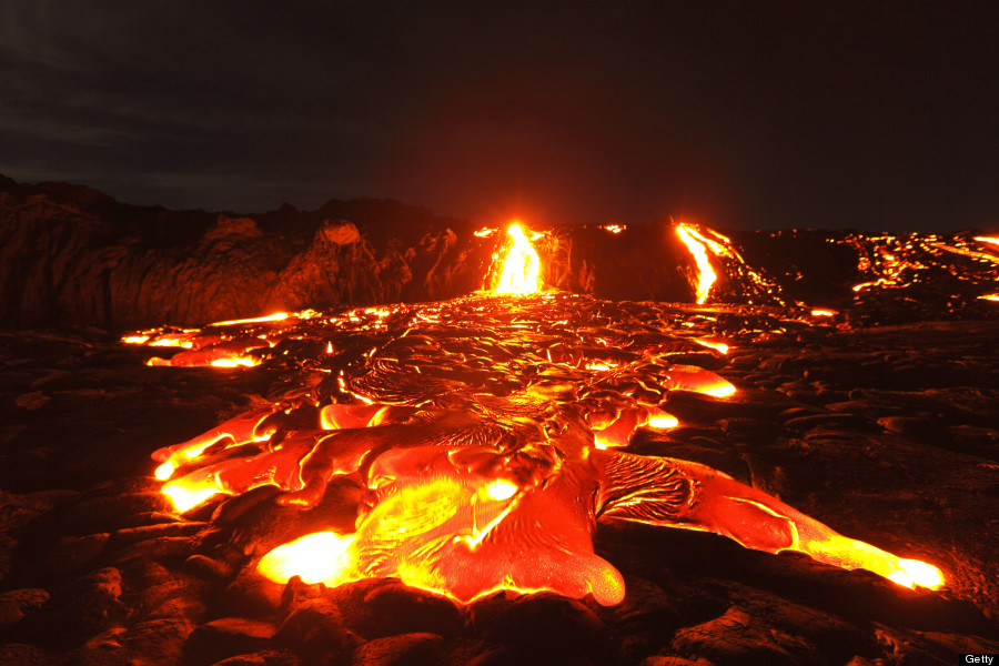 17 fotos impresionantes de la lava volcana