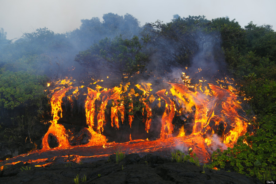 17 fotos impresionantes de la lava volcana