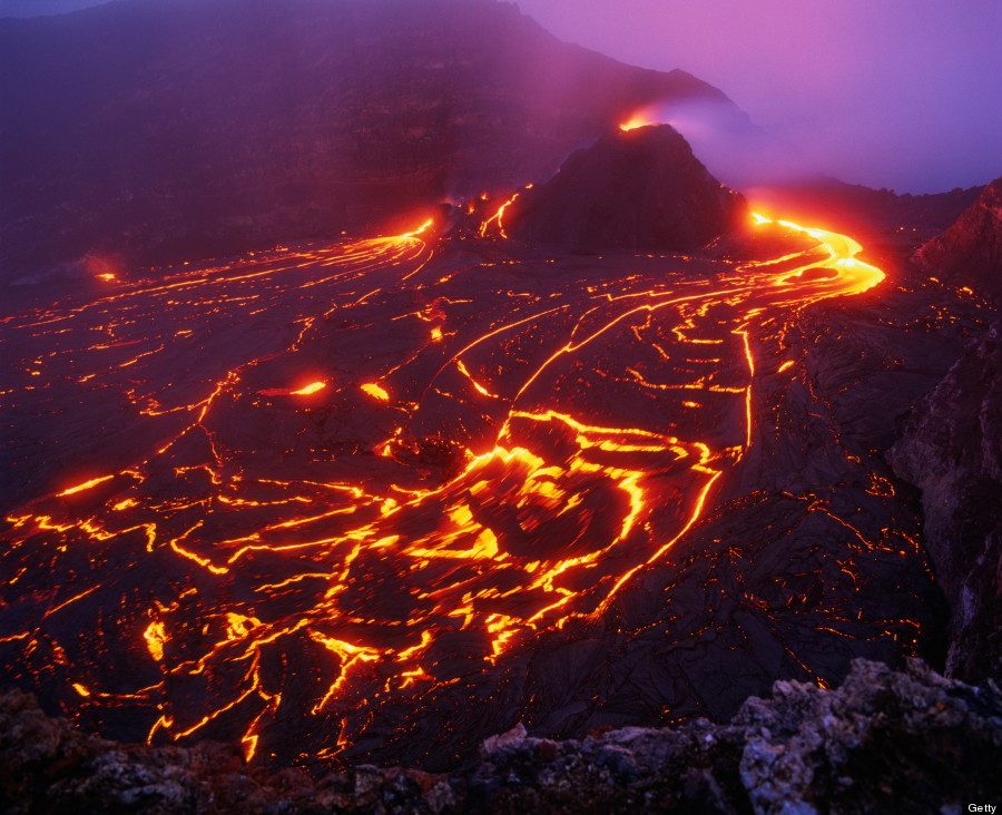 17 fotos impresionantes de la lava volcana