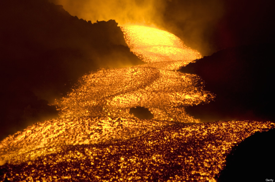 17 fotos impresionantes de la lava volcana