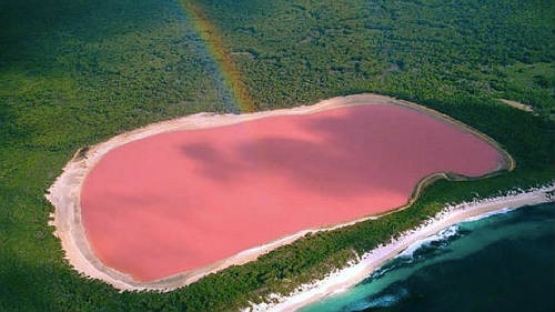 Lago Hillier, Australia.