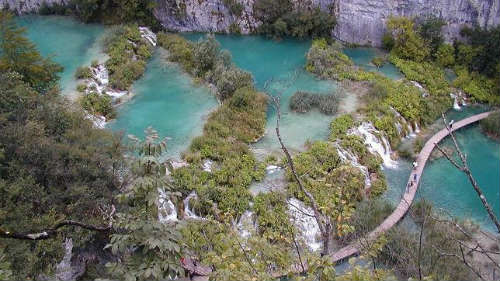 Parque Nacional de los lagos de Plitvice, Croacia.