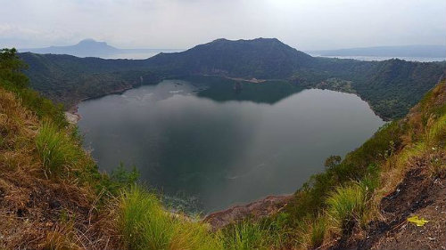 Lago Taal, Filipinas.