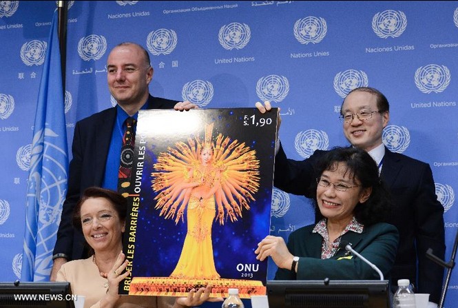 “Danza de las mil manos”aparece en nuevos sellos de la ONU1