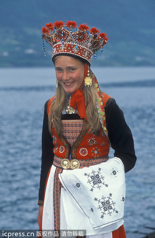 Vestido tradicional de Noruega