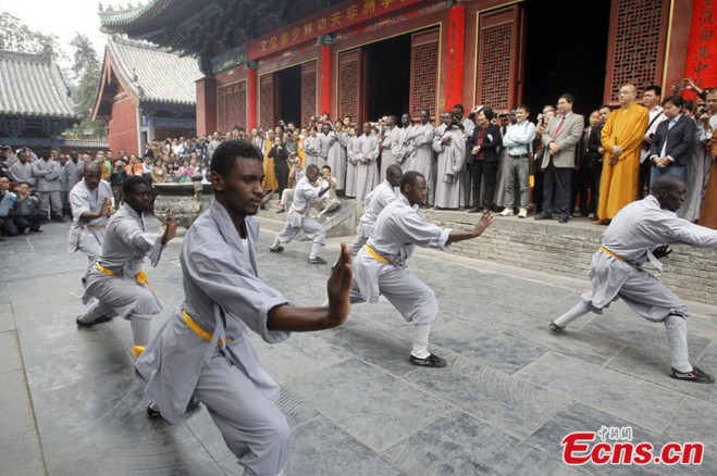 Comienza el curso de Kung Fu para 20 africanos en el Templo Shaolin3