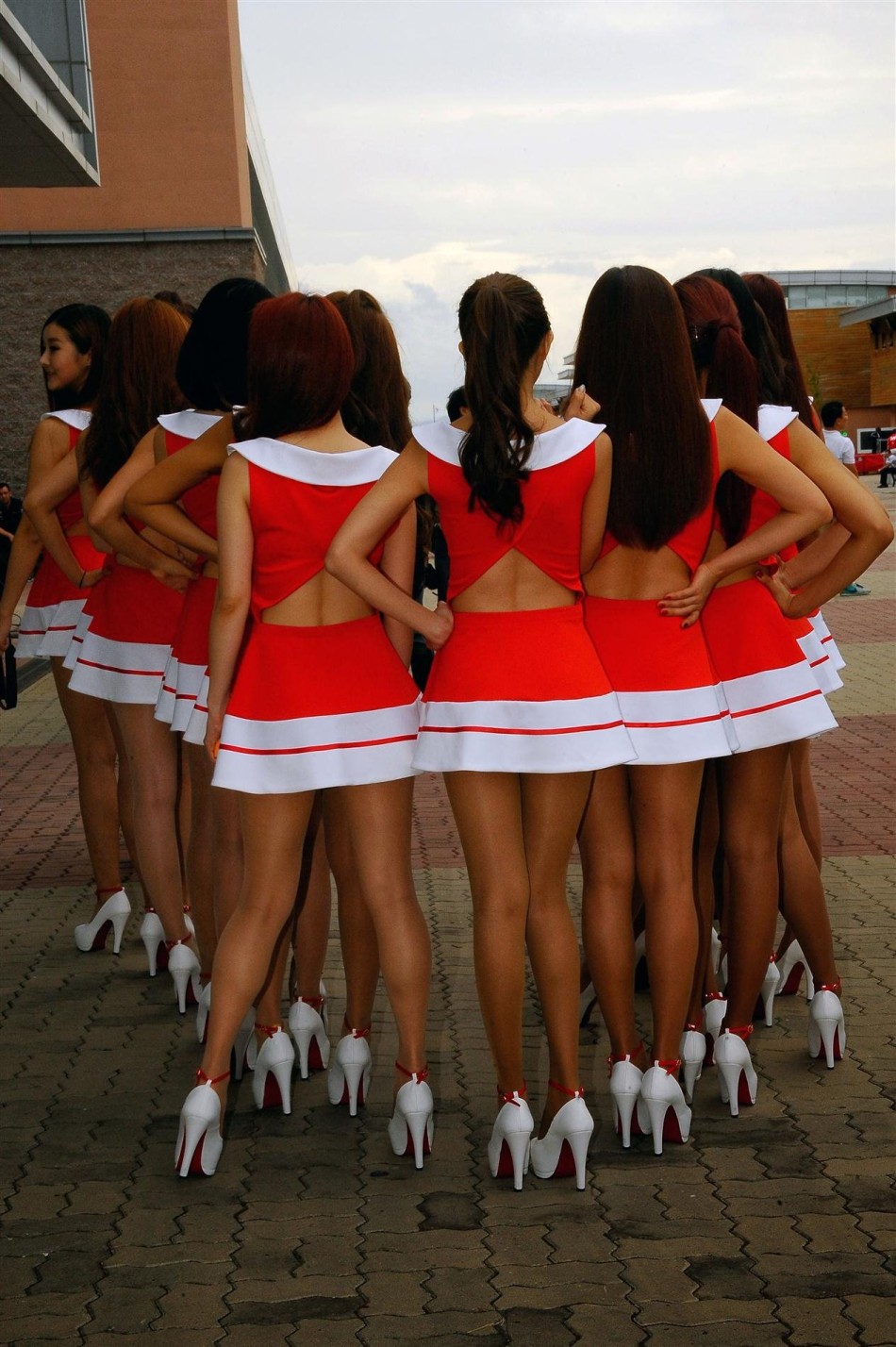 Las animadoras coreanas hermosas de F1