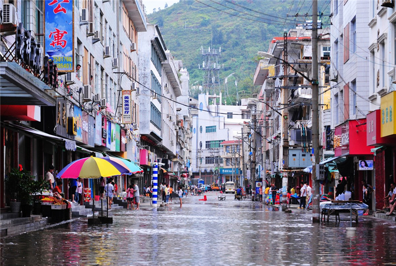 Ciudades chinas inundadas por el tifón 'Fitow'