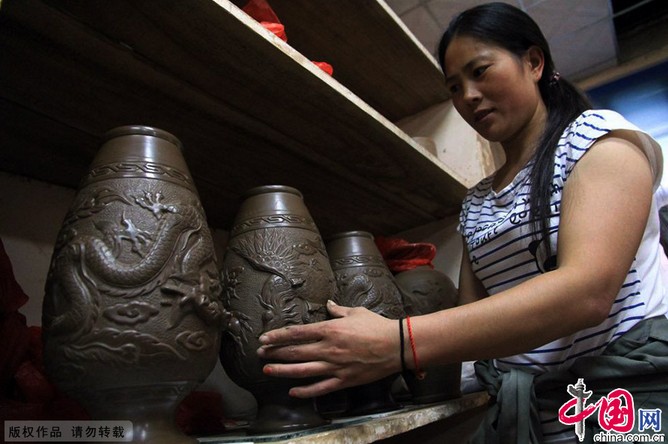 Técnicas artesanales de la antigua cerámica del río Amarillo7