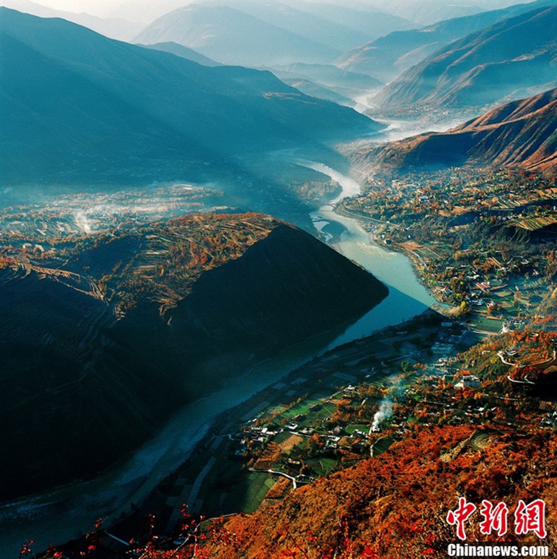 Pintorescos paisajes de Sichuan en días frescos de otoño1