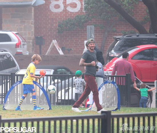 La adorable pequeña princesa Harper Seven Beckham con su familia en parque de Los Ángeles14