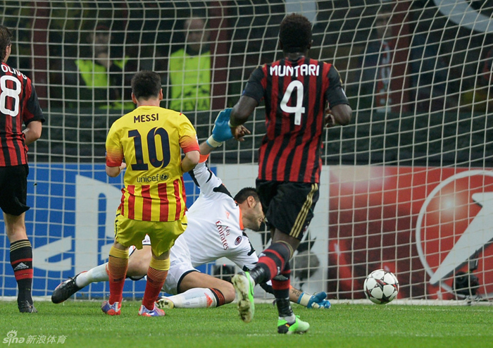 Messi salva el empate para Barça en San Siro 8