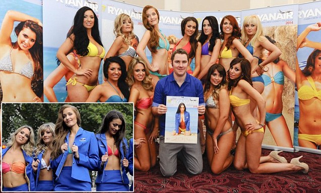 11 azafatas calientes de Ryanair toman fotos sexys para el calendario