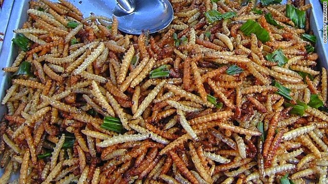 Gusanos de bambú, Tailandia