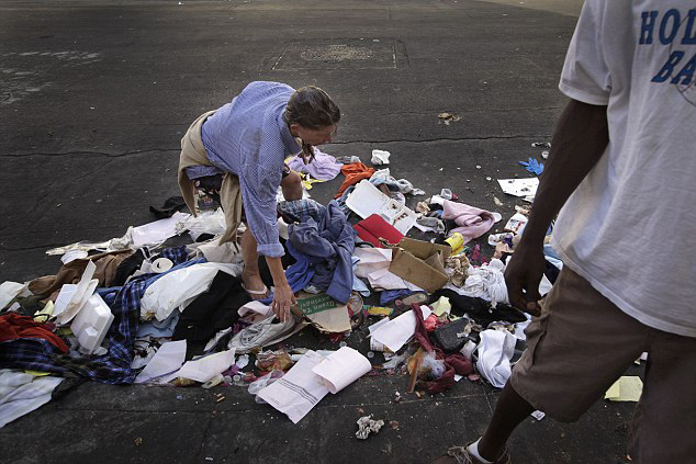 Vida real en la favela de Los Angeles de EE.UU.