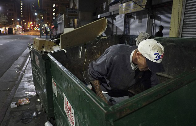 Vida real en la favela de Los Angeles de EE.UU.