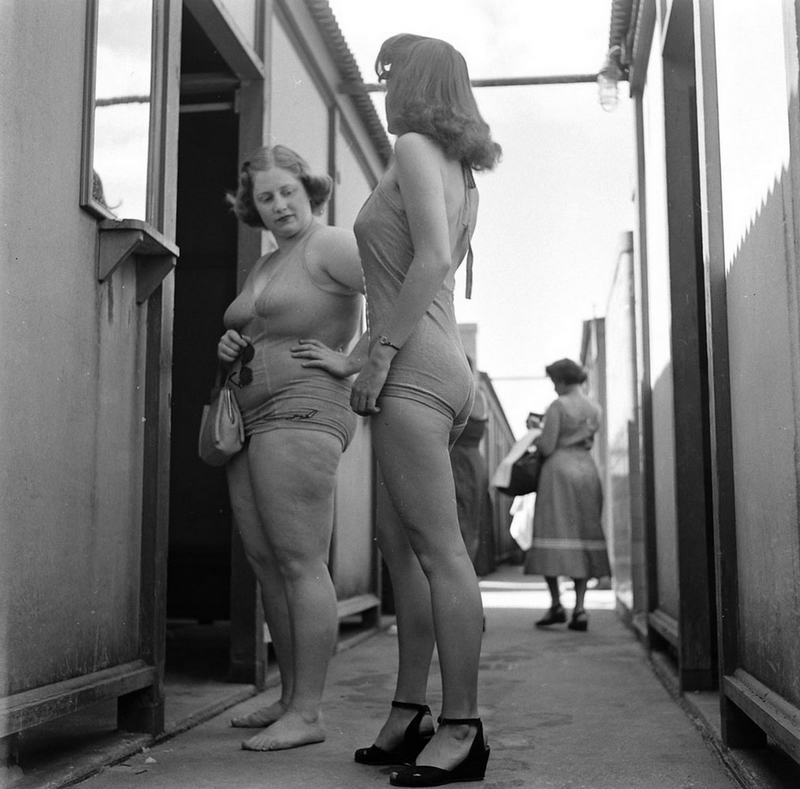 Revelan fotos de vida de la mujer más gorda en los años 50 del Siglo XX