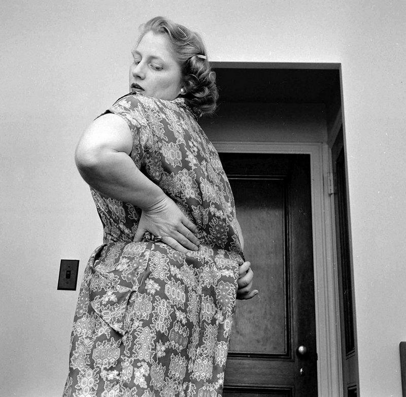 Revelan fotos de vida de la mujer más gorda en los años 50 del Siglo XX