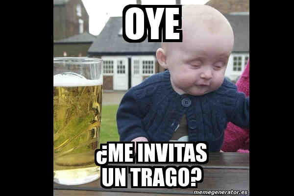 “¿Me invitas un trago?” Y la gorronería ¿dónde quedó?... Definitivamente una de las peores frases que puedes encontrar para acercarte a alguien. ¿Por qué no mejor cambiarla por “y si te invito un trago”? “¿Me invitas un trago?” Y la gorronería ¿dónde quedó?... Definitivamente una de las peores frases que puedes encontrar para acercarte a alguien. ¿Por qué no mejor cambiarla por “y si te invito un trago”?