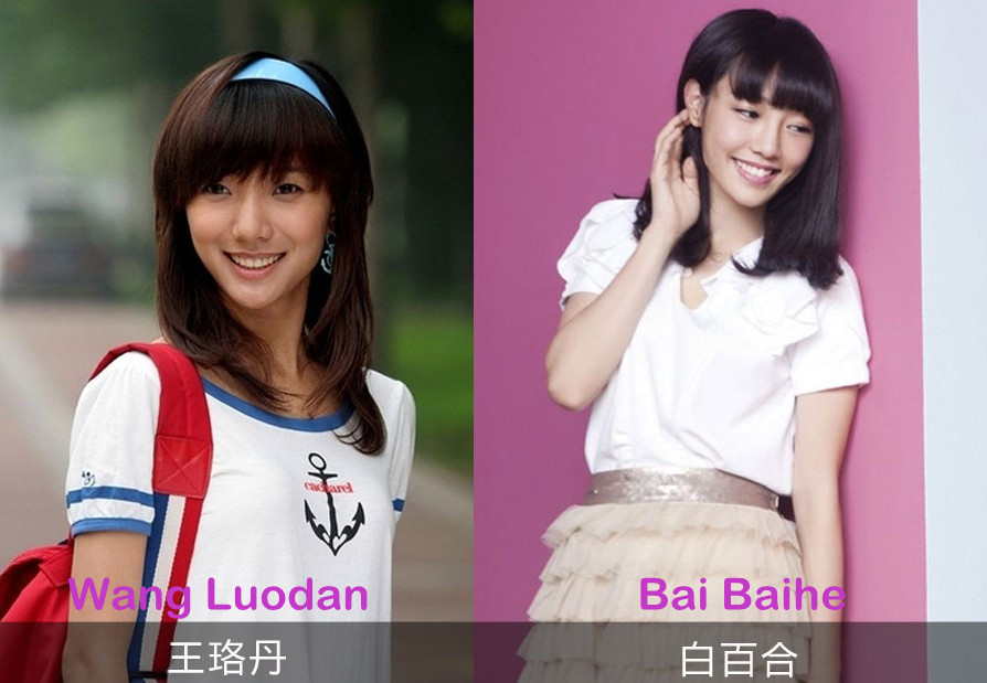 ¿Son gemelas las actrices chinas?2