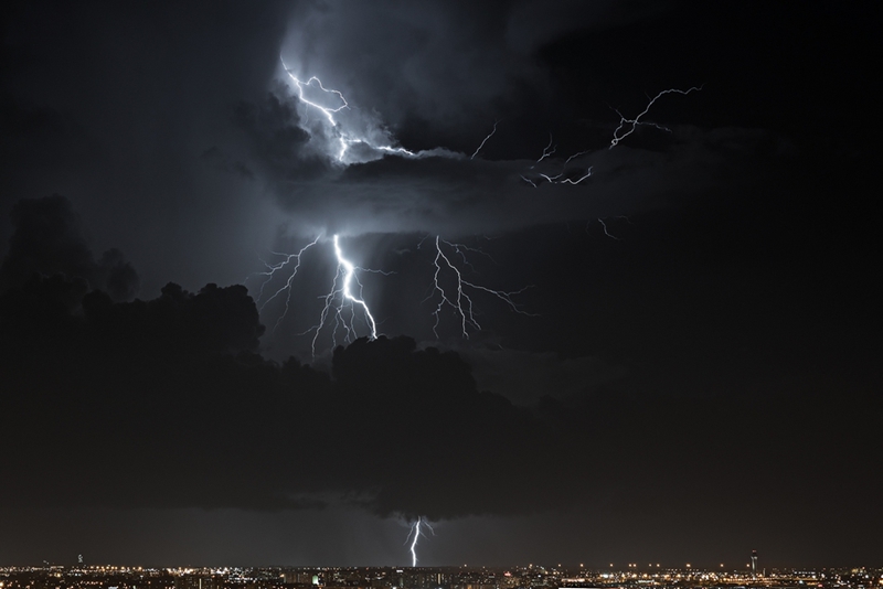 Espectaculares imágenes del imprevisible cielo de Miami5