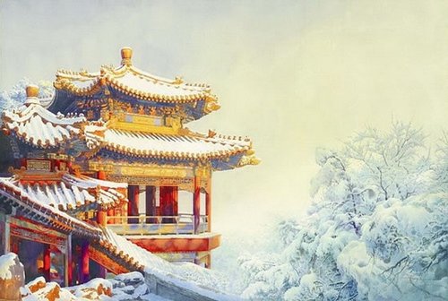 Beijing en la memoria: acuarelas por el pintor Huang Youwei3