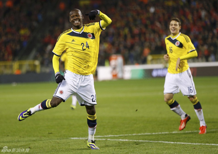 Colombia ganó a Belgica con goles de Falcao y Ibarbo 3