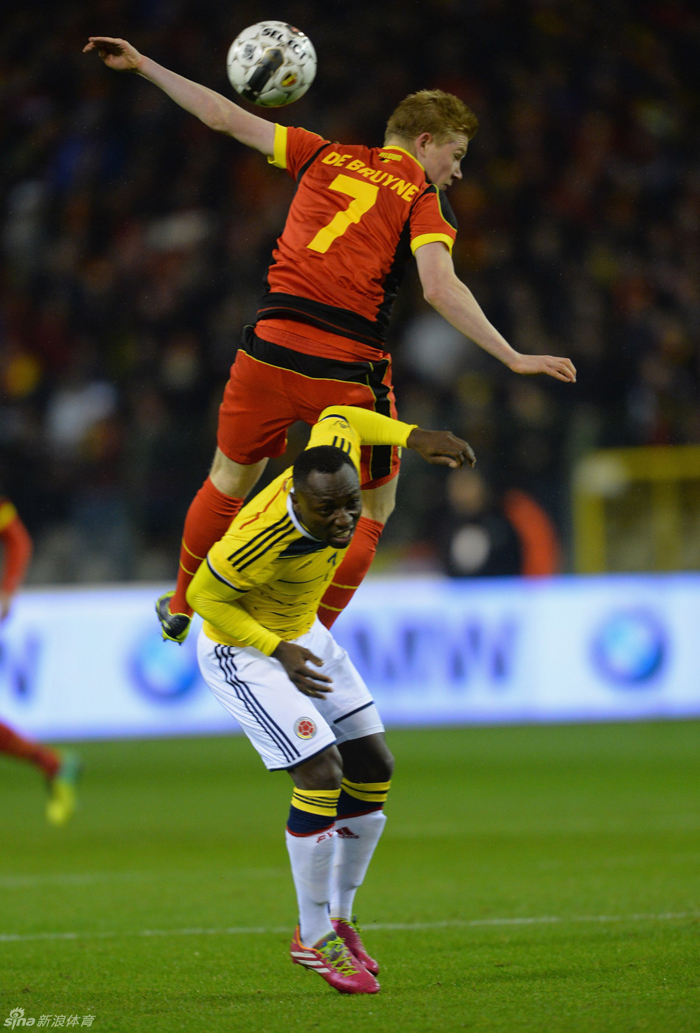 Colombia ganó a Belgica con goles de Falcao y Ibarbo 5