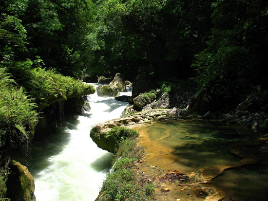 Río Cahabón, one of the 'top 15 best rivers in the world for travelers' by China.org.cn.